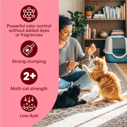 Simply Unscented Clumping Cat Litter, 14 Lbs