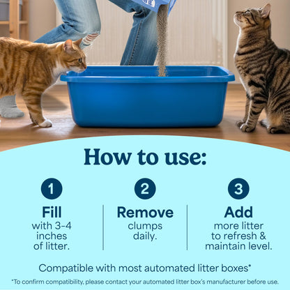 Simply Unscented Clumping Cat Litter, 14 Lbs