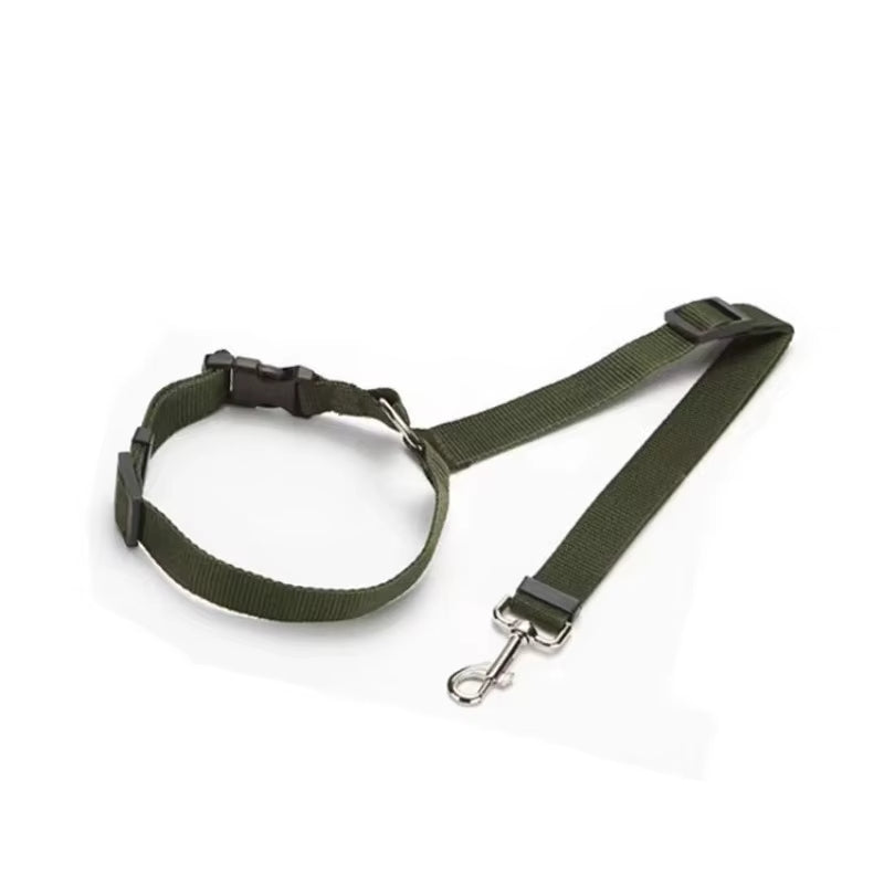SafeRide DuoLeash – 2-in-1 Car Seat Belt & Walking Leash for Dogs on the Move